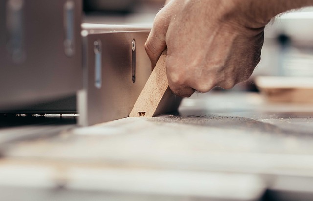 Woodworking tools and timber in a craft workshop